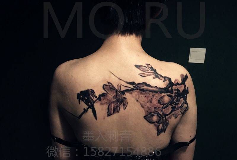 遮盖疤痕...纹身图片