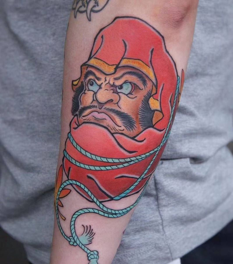 近期店内作品纹身图片_手臂新传统纹身图案