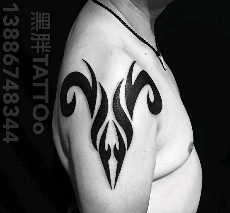 生肖羊纹身图片