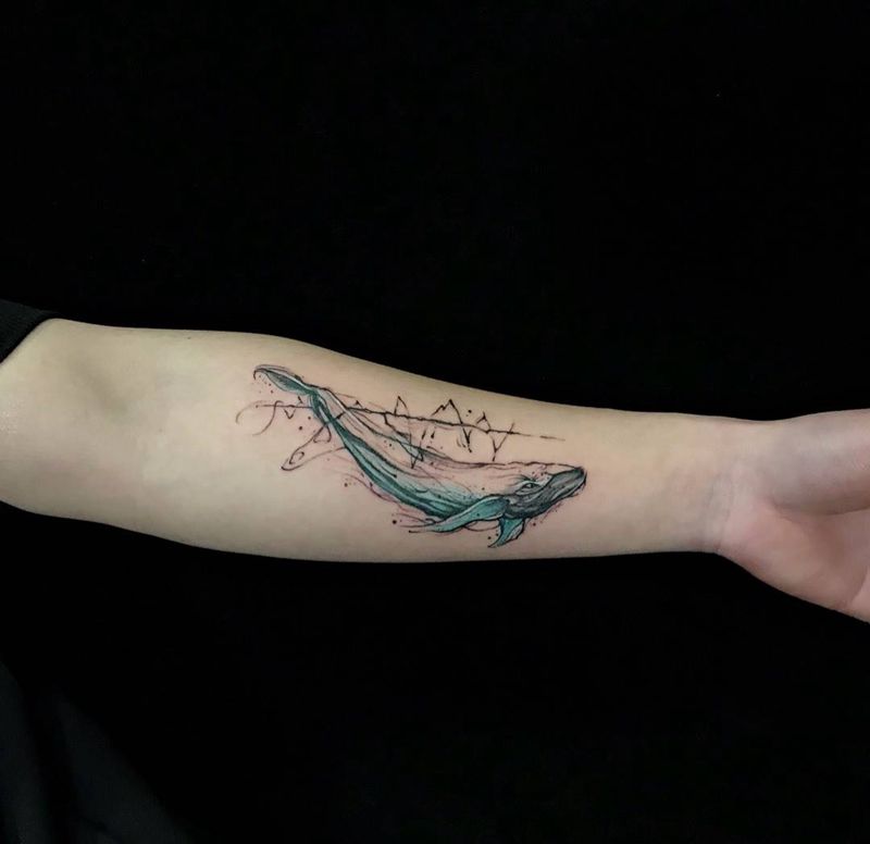 鲸纹身图片
