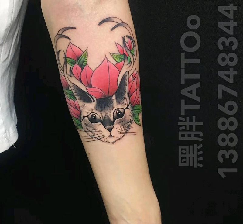 猫猫纹身图片