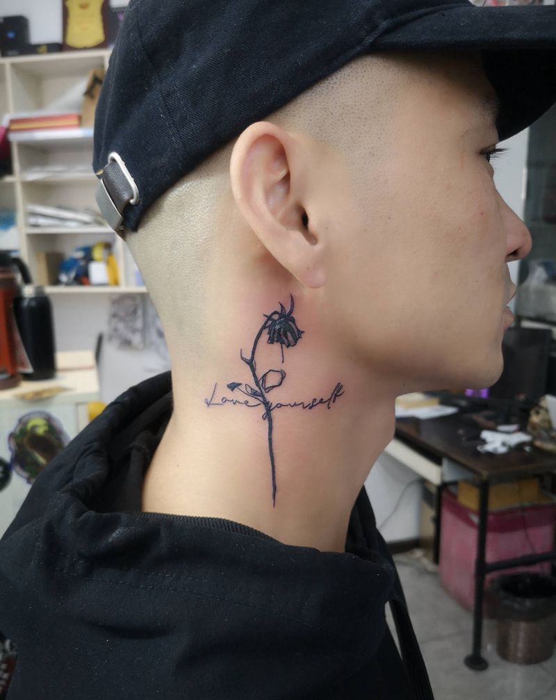 近期作品纹身图片_手臂新传统纹身图案