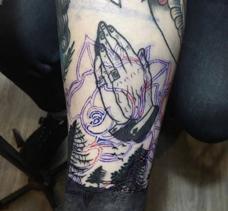 暴力遮盖纹身图片