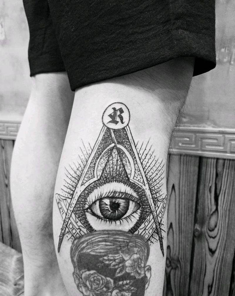 上帝之眼纹身图片