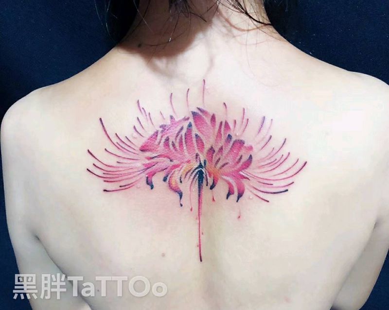 彼岸花纹身图片