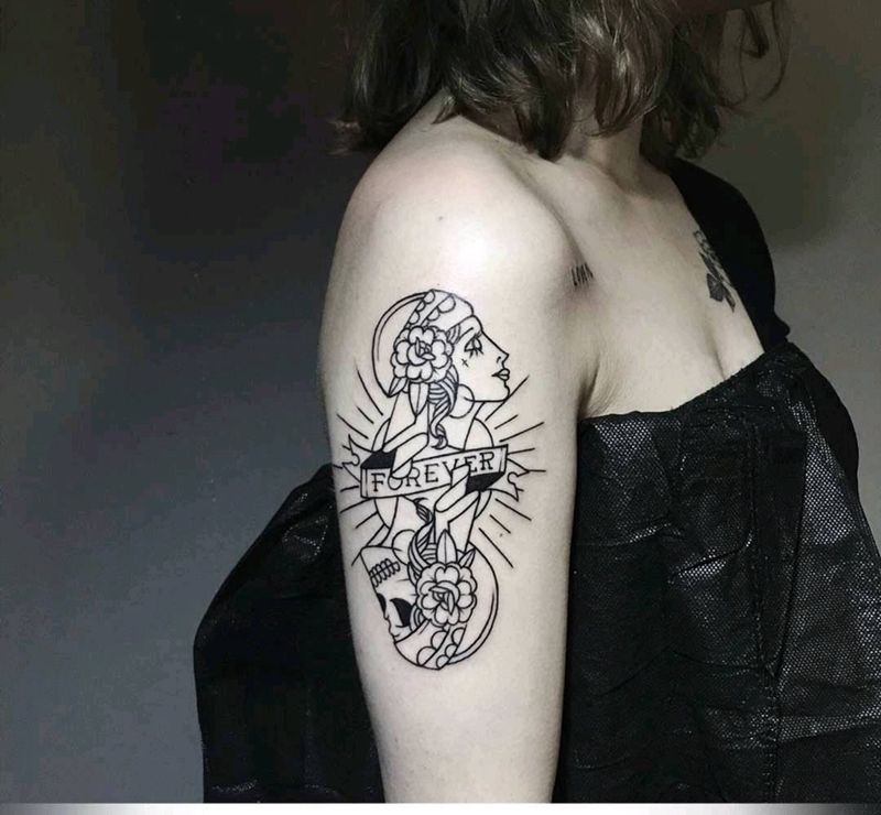 吉普赛女郎、纹身图片