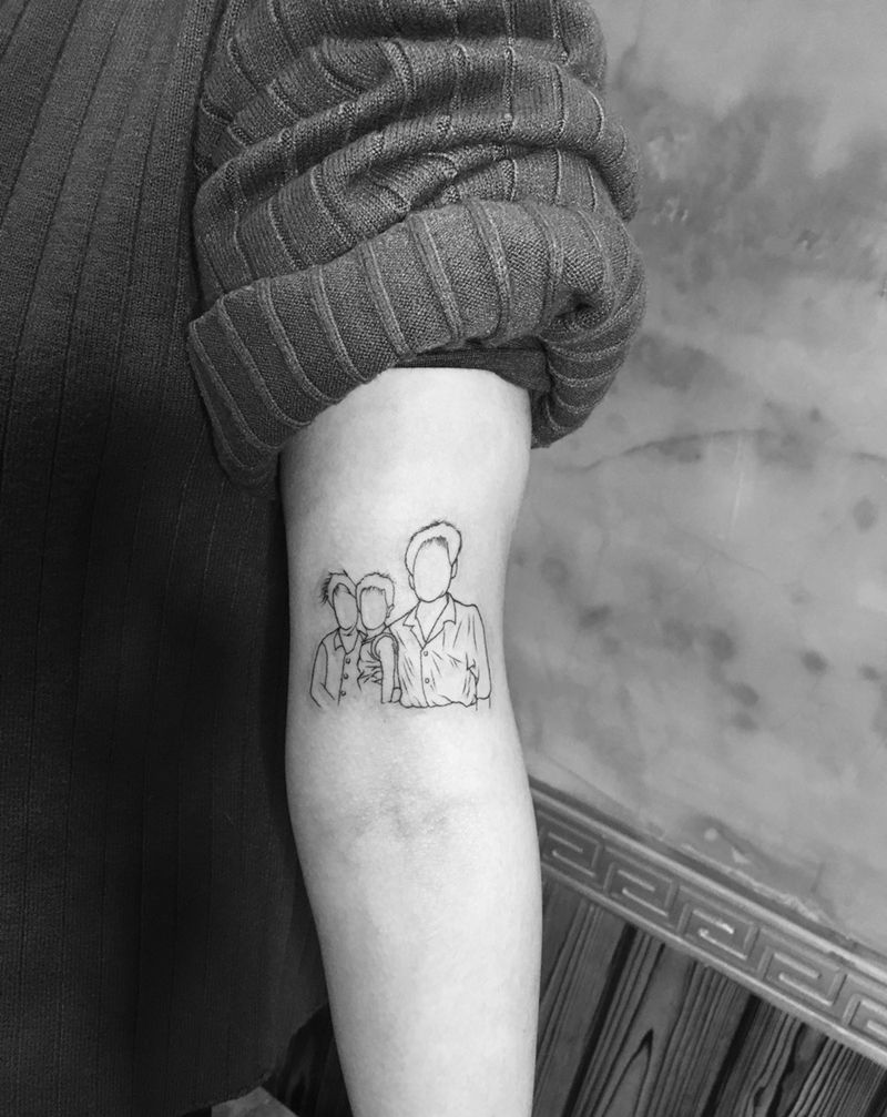 简笔画纹身图片