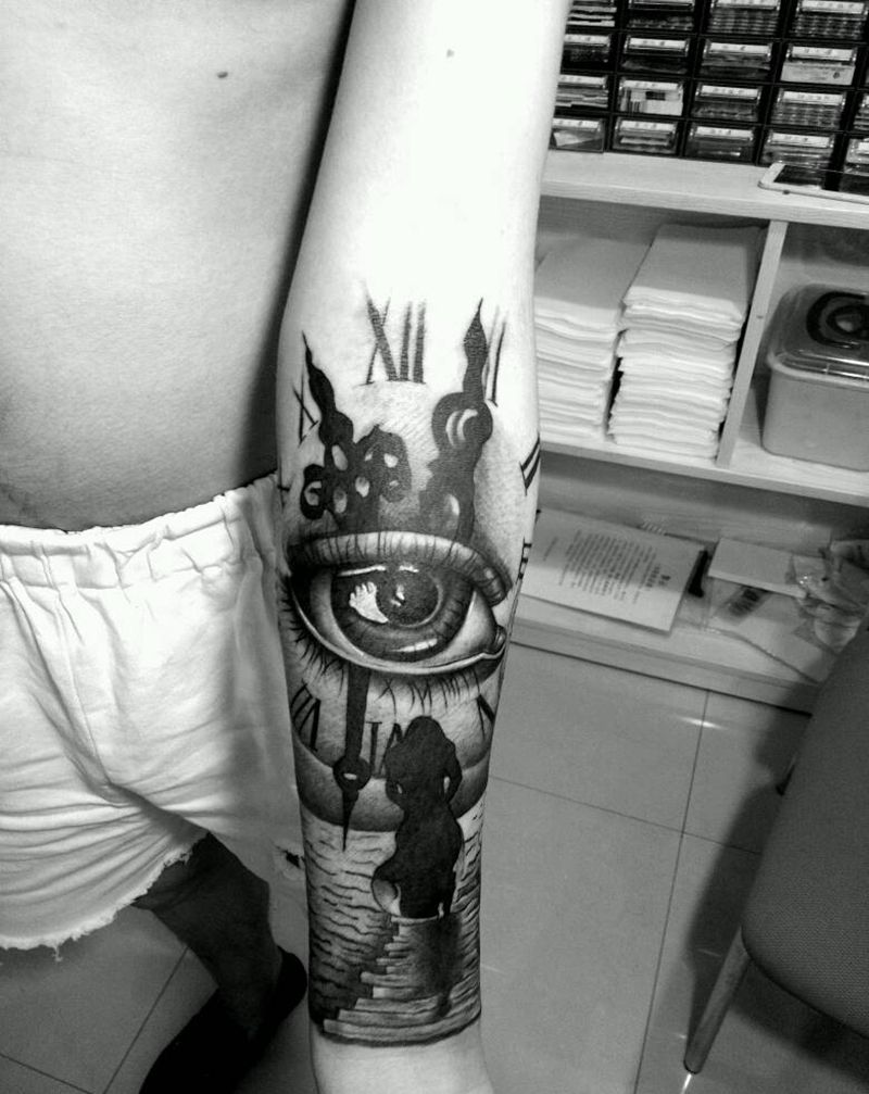 眼睛纹身纹身图片