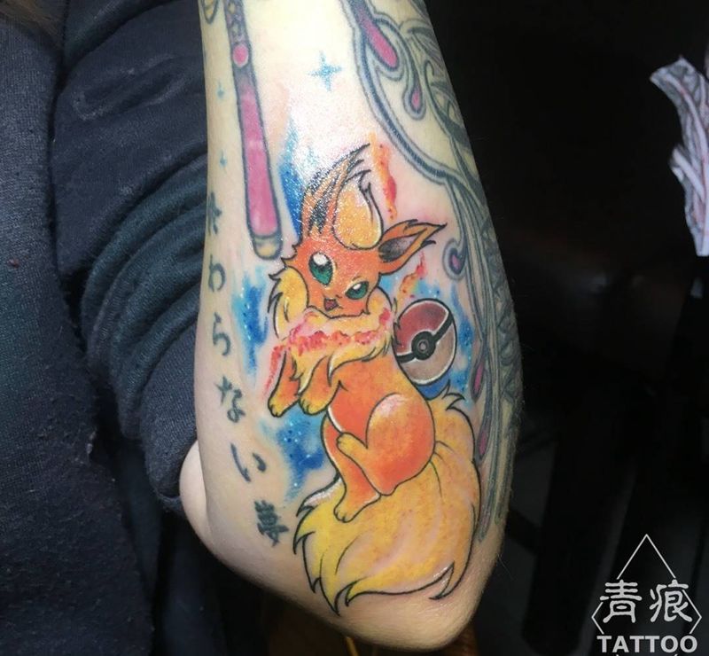 神奇宝贝纹身图片