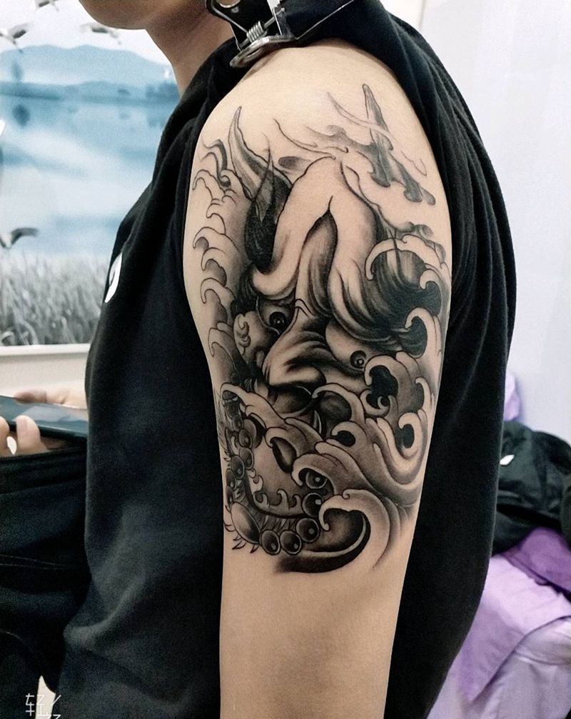 般若纹身图片_手臂纹身图案