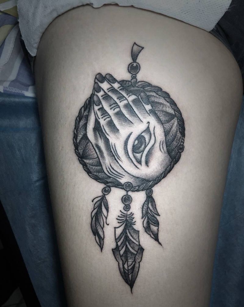 school捕梦网纹身图片