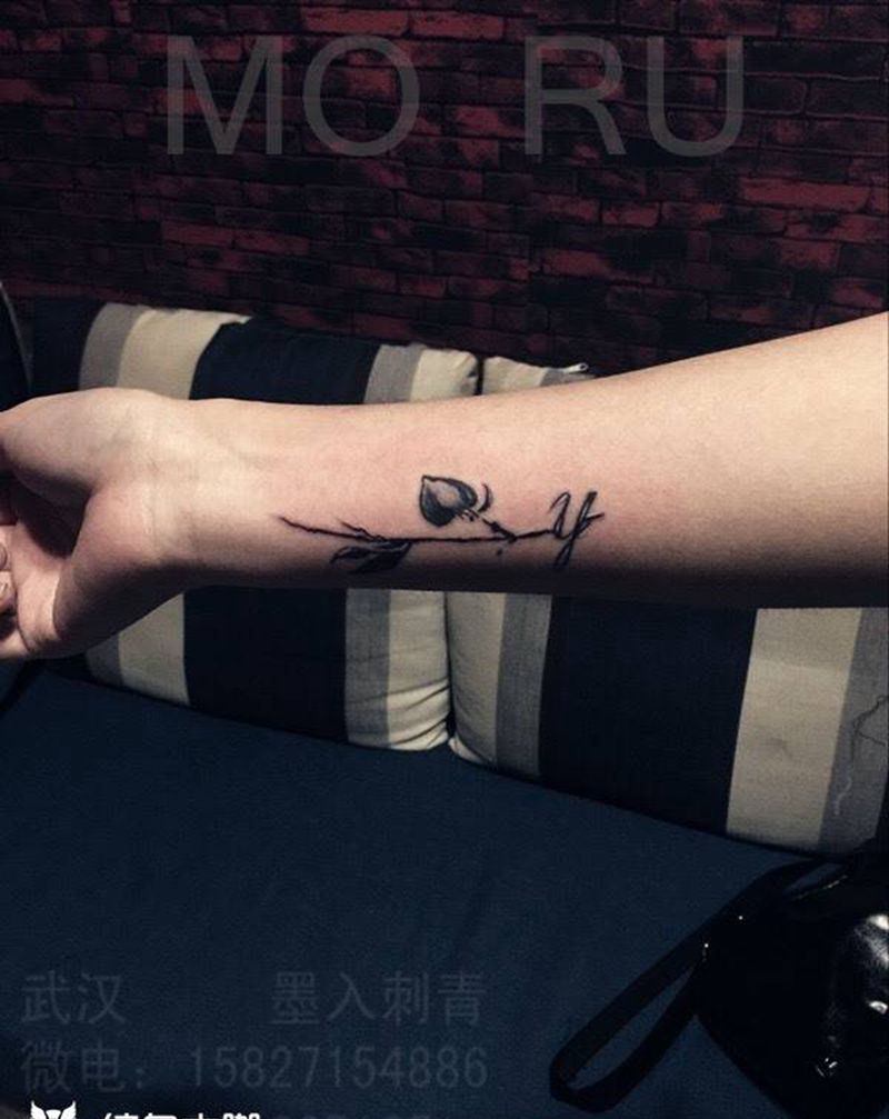 玫瑰花纹身图片