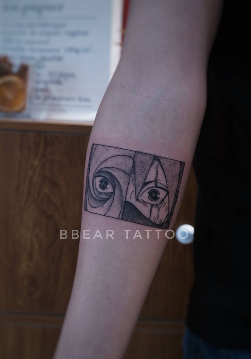 火影纹身图片_手臂动漫纹身图案