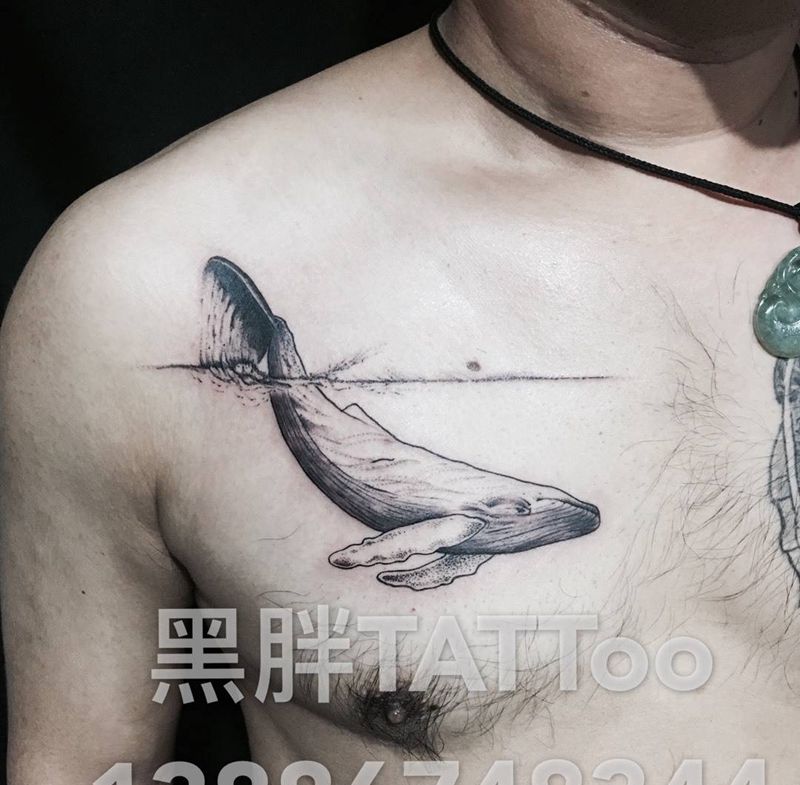 鲸鱼纹身图片