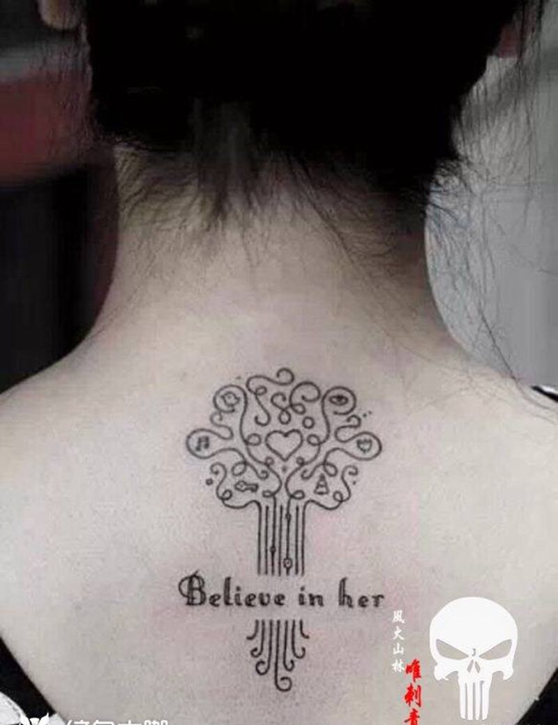 生命树纹身图片