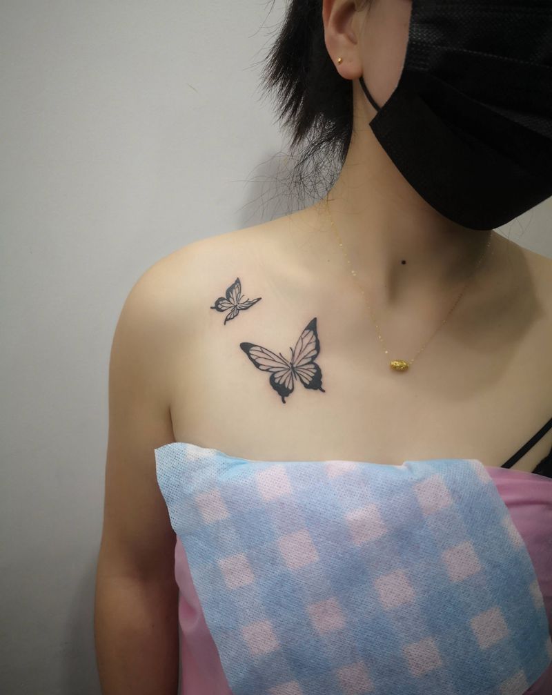 近期店内作品纹身图片_手臂新传统纹身图案