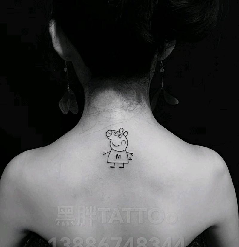 小猪佩奇纹身图片
