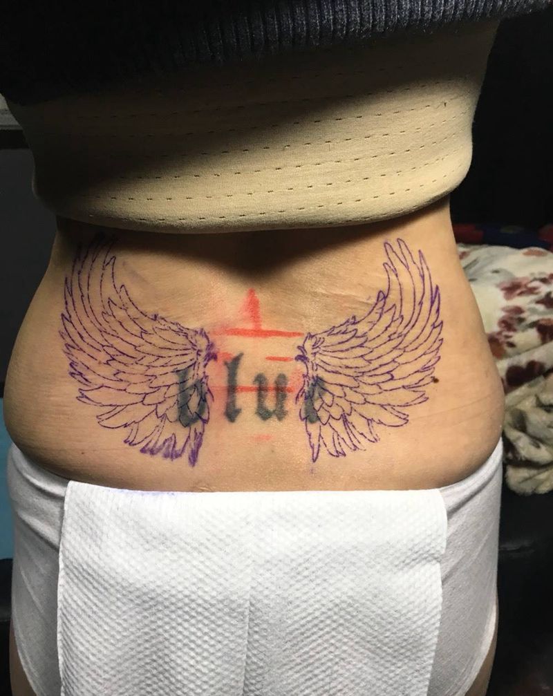 遮盖纹身图片_成品腰部欧美荆州唯刺青纹身图案