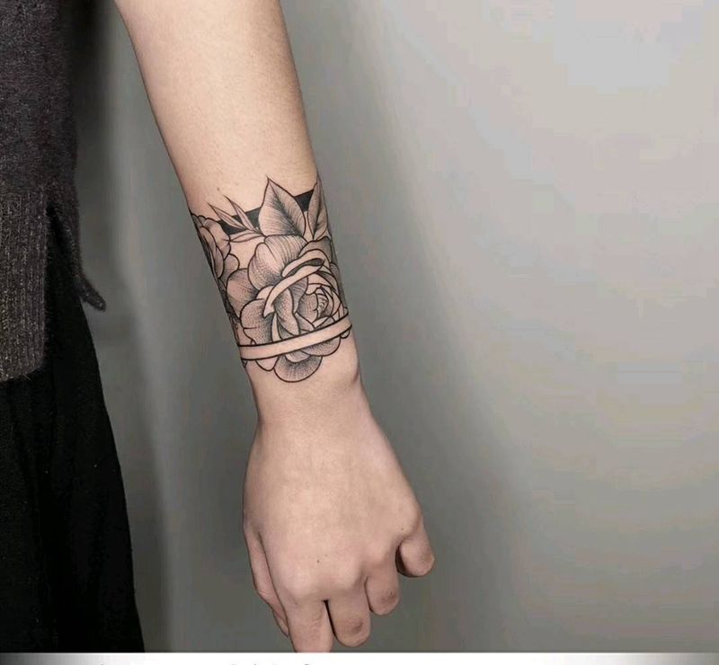 花手环纹身图片