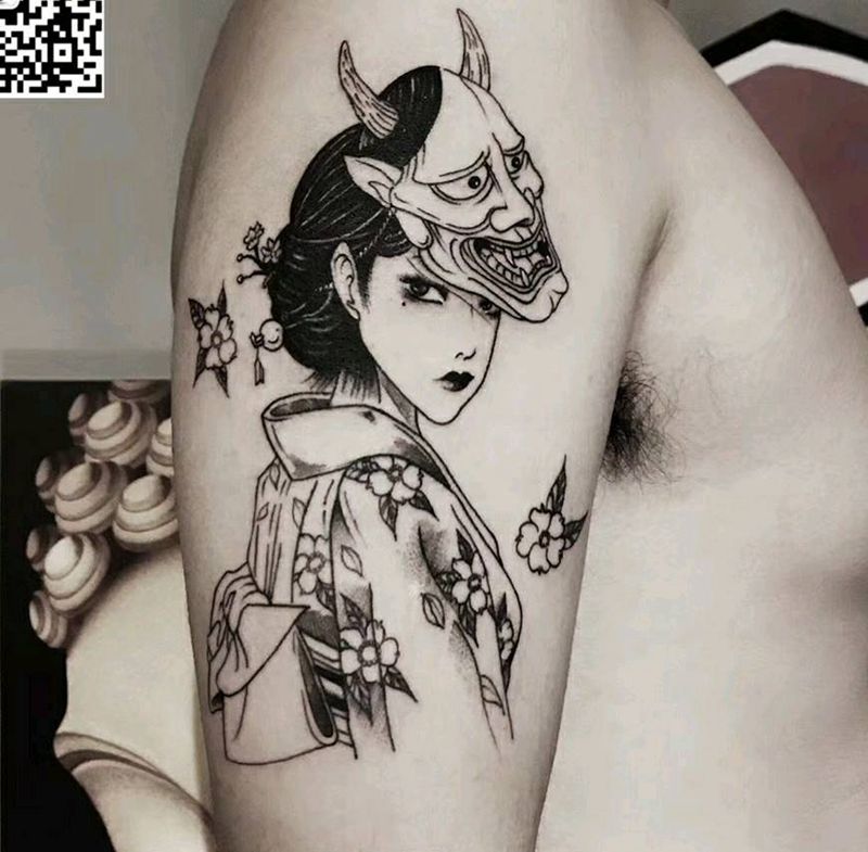 富江纹身图片_手臂纹身图案