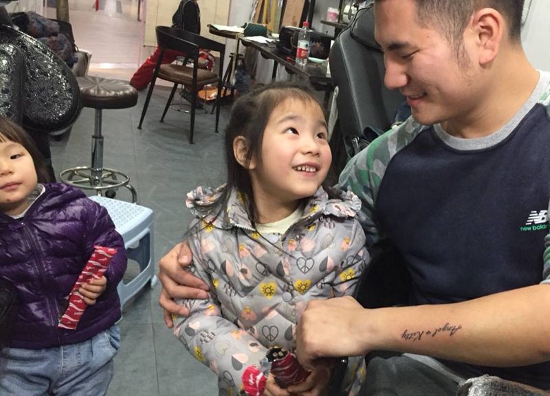 kitty和angel纹身图片