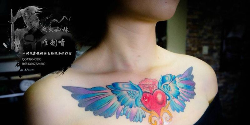 大v修改纹身图片_成品胸部欧美贴纸荆州唯刺青纹身图案