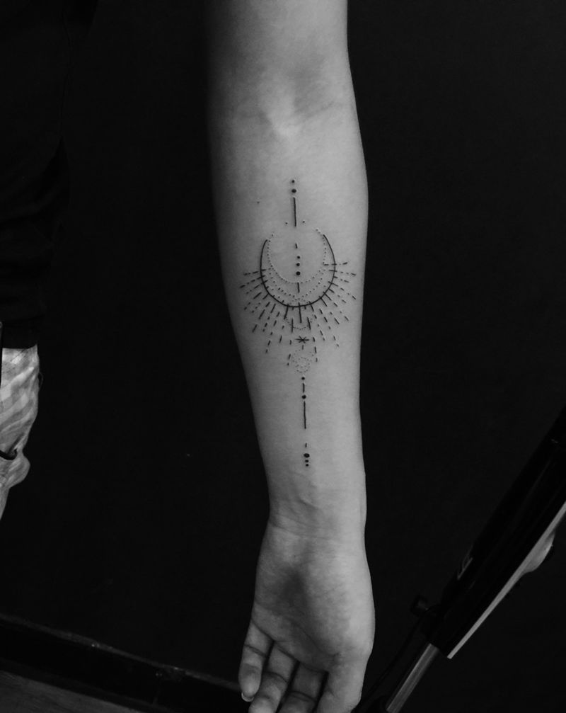 几何图形纹身图片