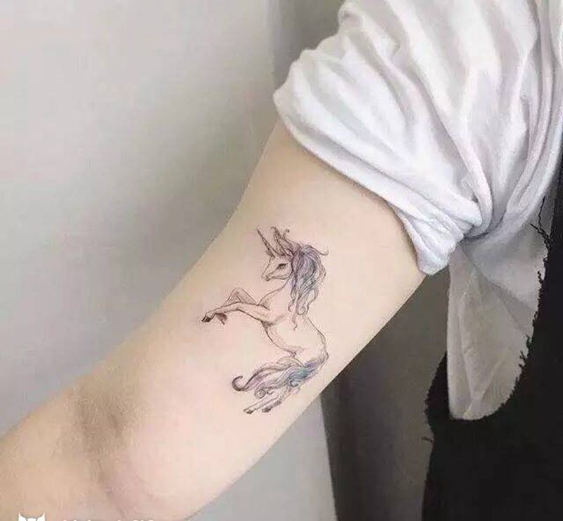 独角兽纹身图片