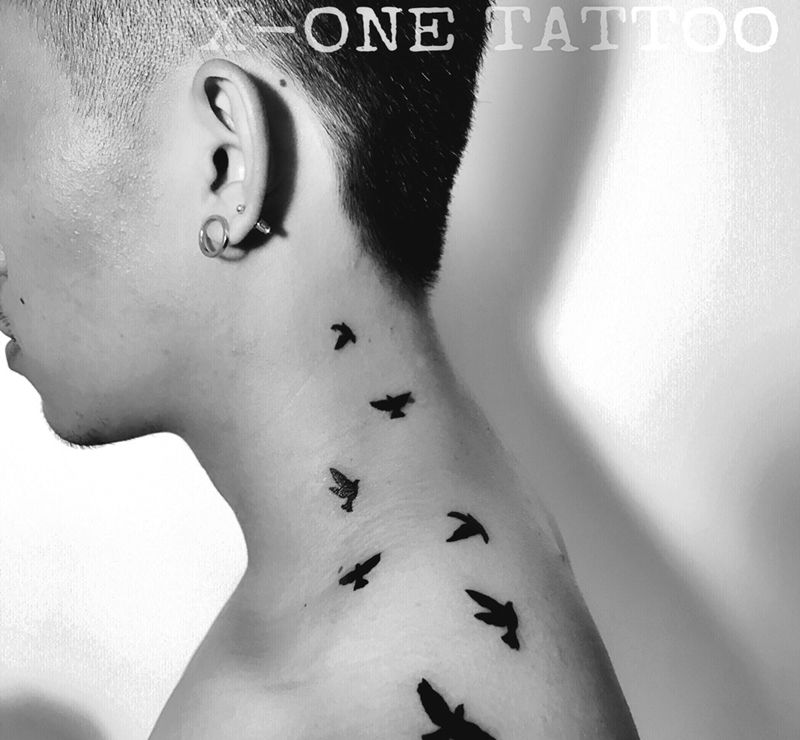 精神陷阱 & 致幻飛行 /作品纹身图片