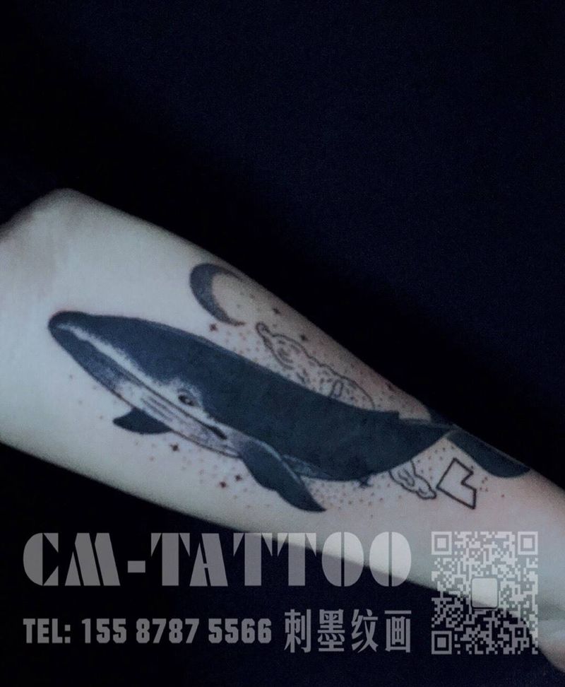 鲸鱼纹身图片