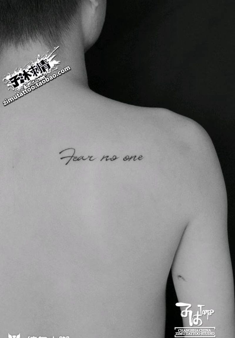 字纹身图片