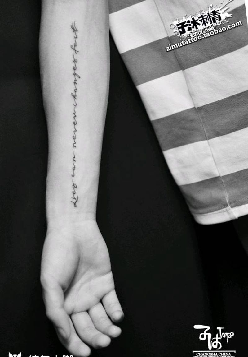 线纹身图片