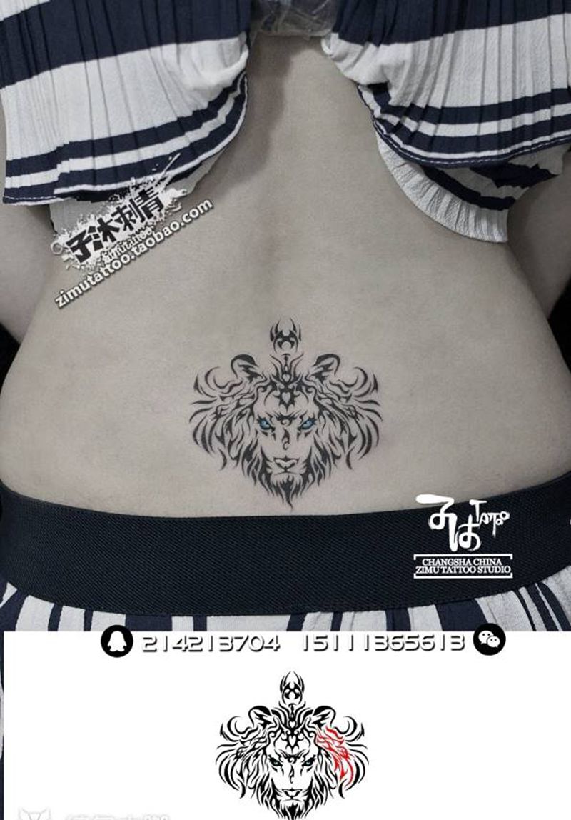 耗时2.0 狮子王 隐藏静纹身图片