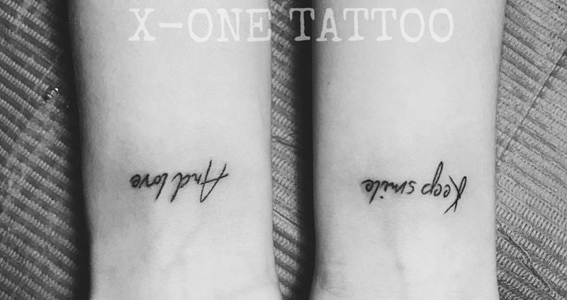 '我同距唔熟'  閨蜜間打交道新方式   /作品纹身图片