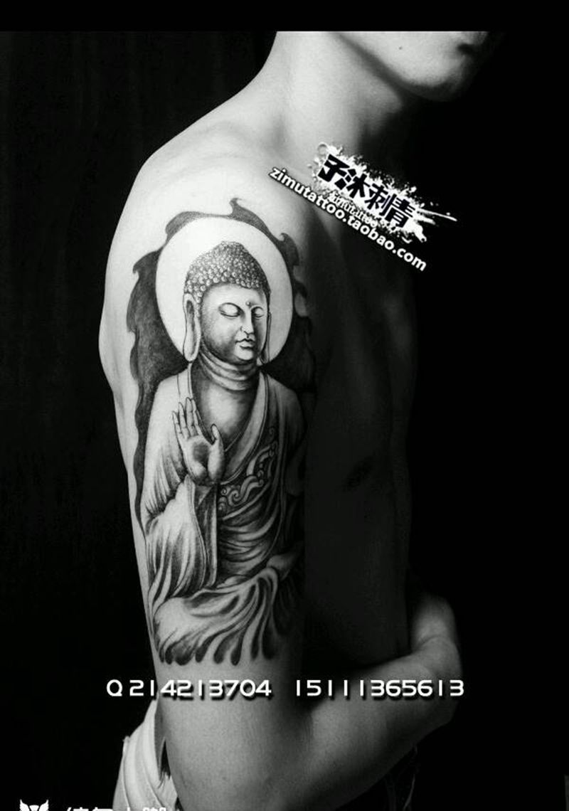 佛纹身图片