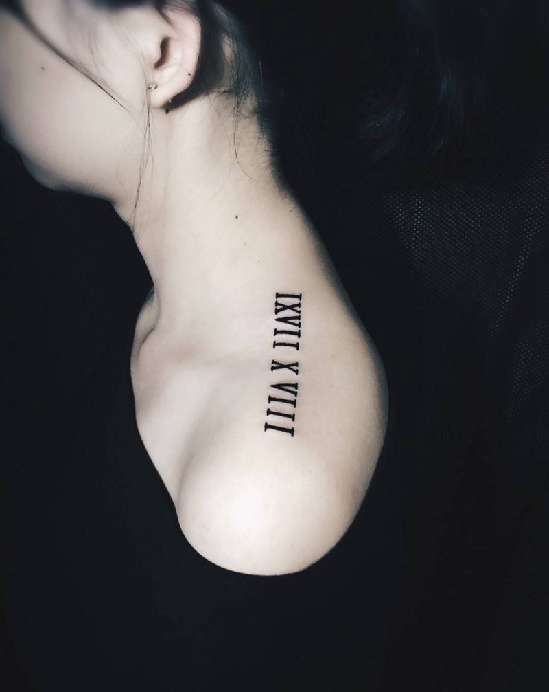 你的故事只有你懂纹身图片_手稿肩部清新字符纹身图案