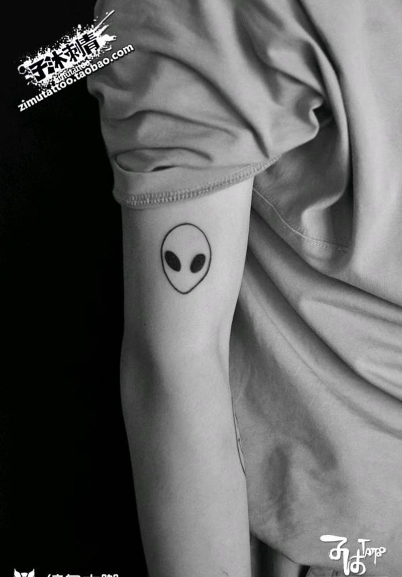 外星人纹身图片