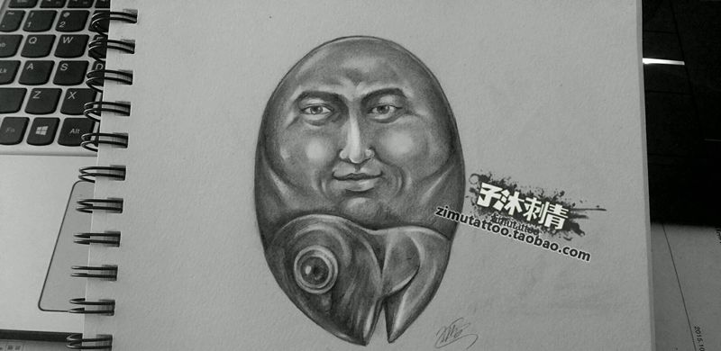 美人鱼纹身图片