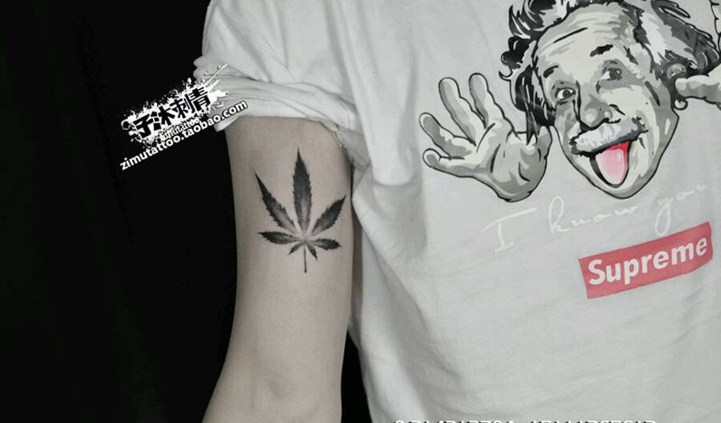 大麻叶 耗时0.6纹身图片