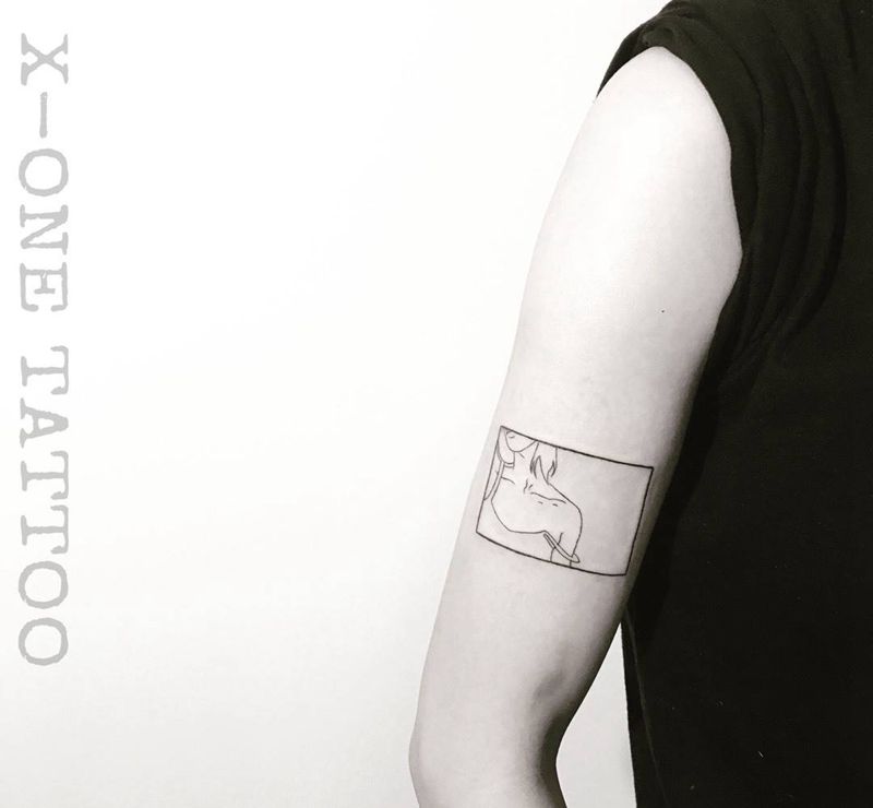 舒服最重要 無關姿態 /作品纹身图片