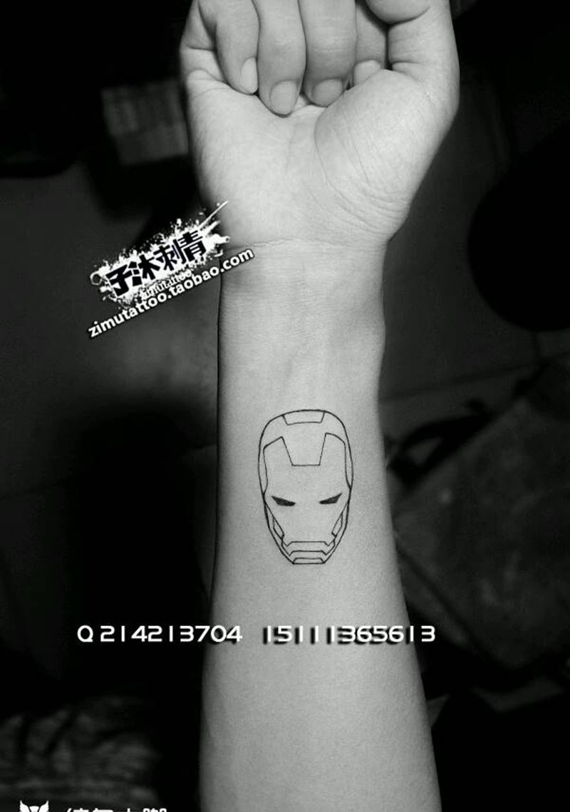 钢铁侠(Iron Man纹身图片