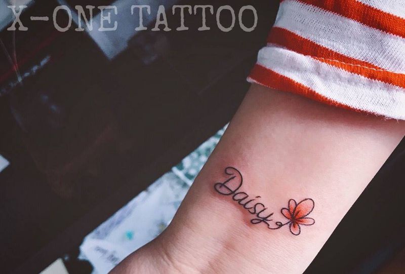 看似小众 其實隱藏著不一樣的心思 /作品纹身图片_手稿手部清新字符纹身图案