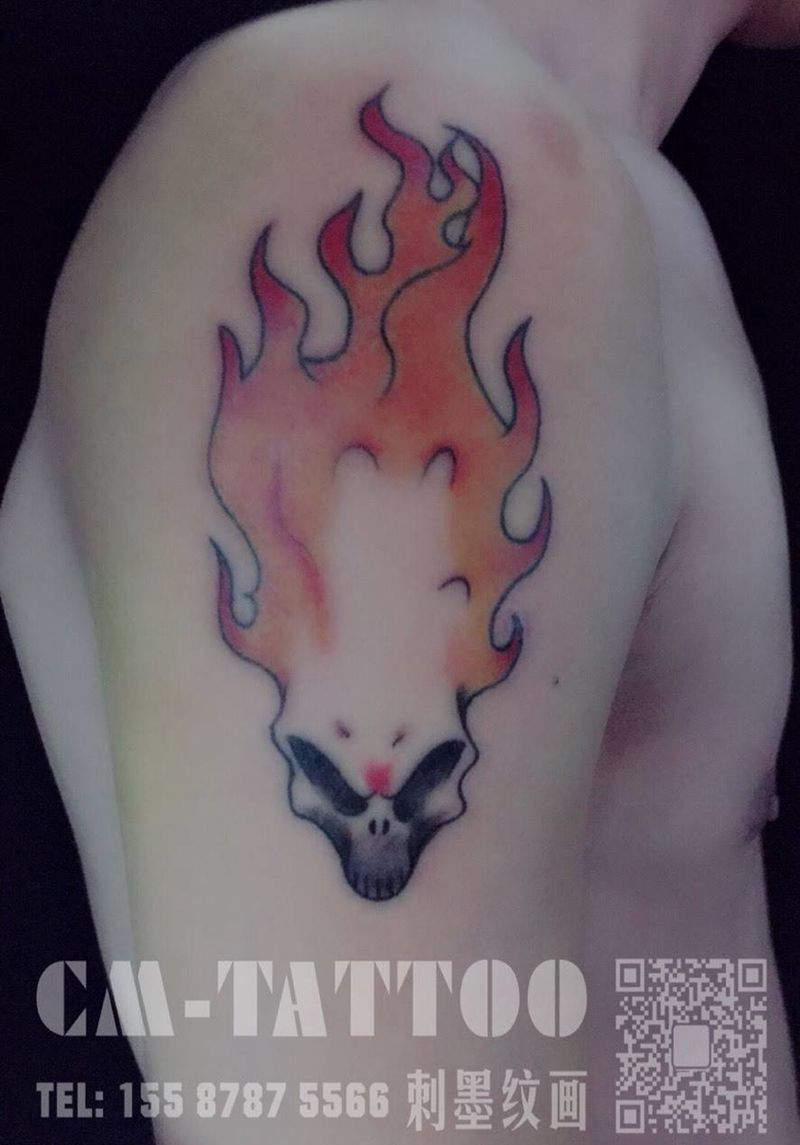 火焰纹身图片