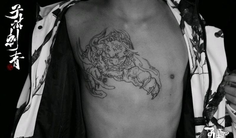 未完成纹身图片