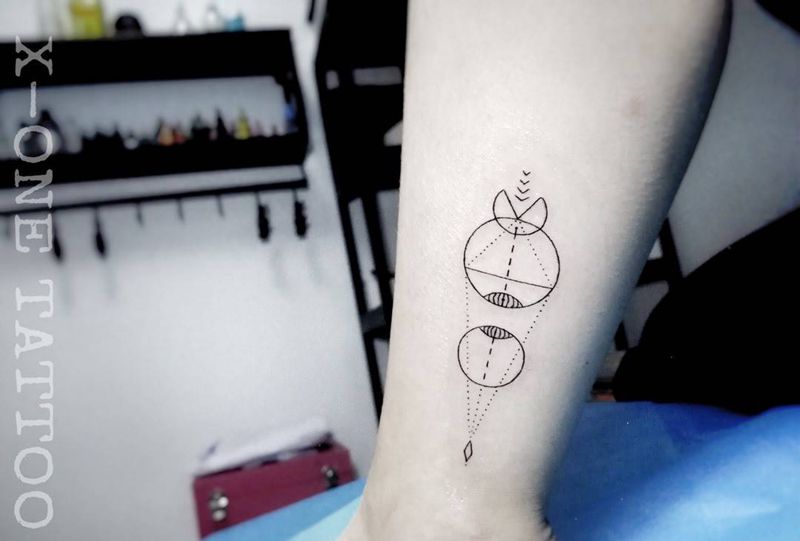 簡約幾何 /作品纹身图片