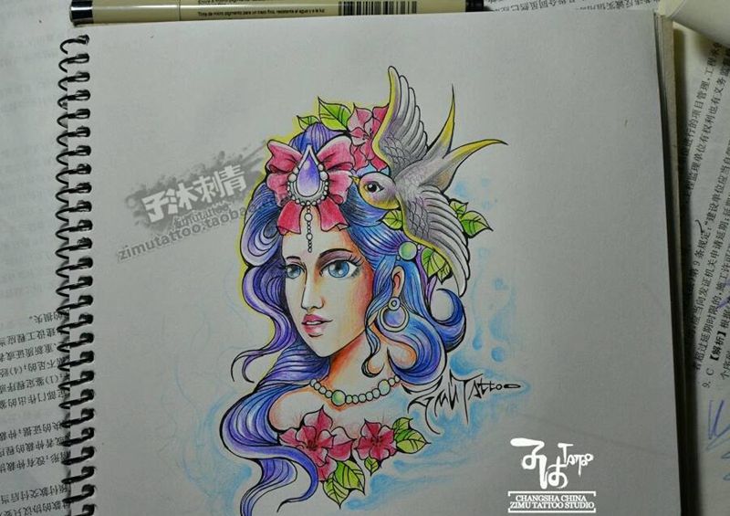 小涂鸦纹身图片