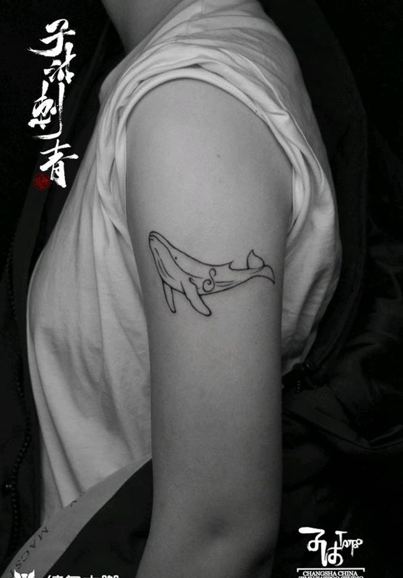 鱼儿纹身图片