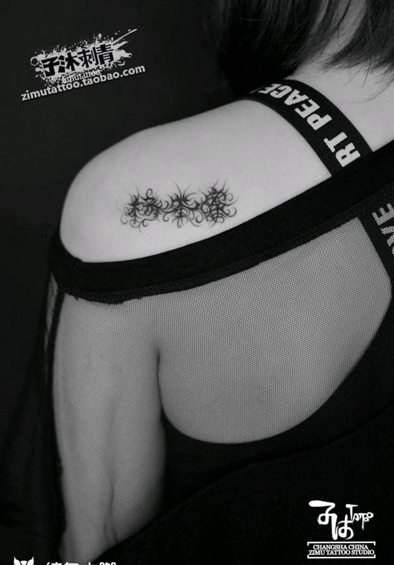 字纹身图片