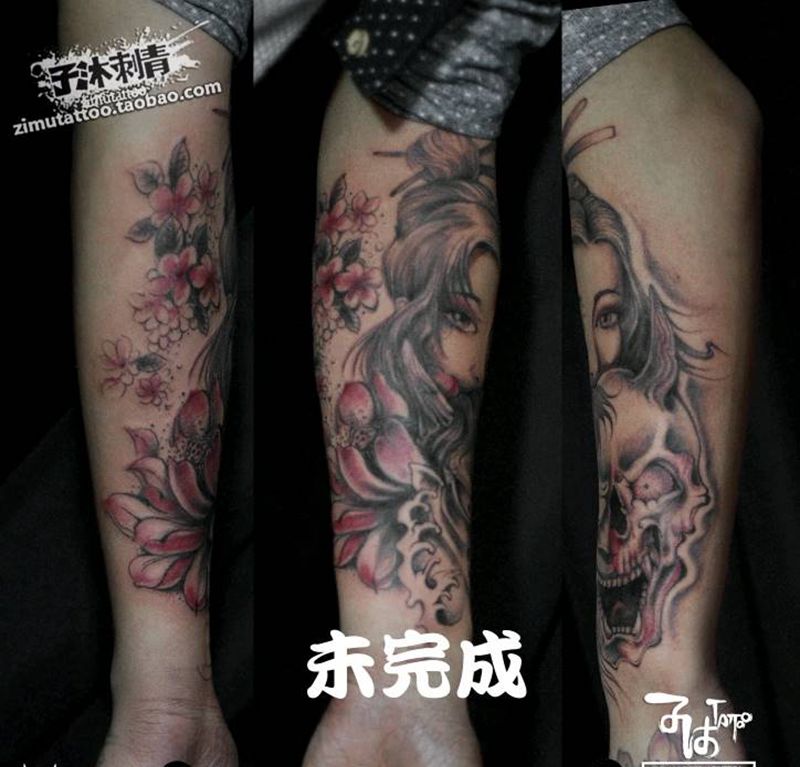 耗时5.1 小臂纹身图片