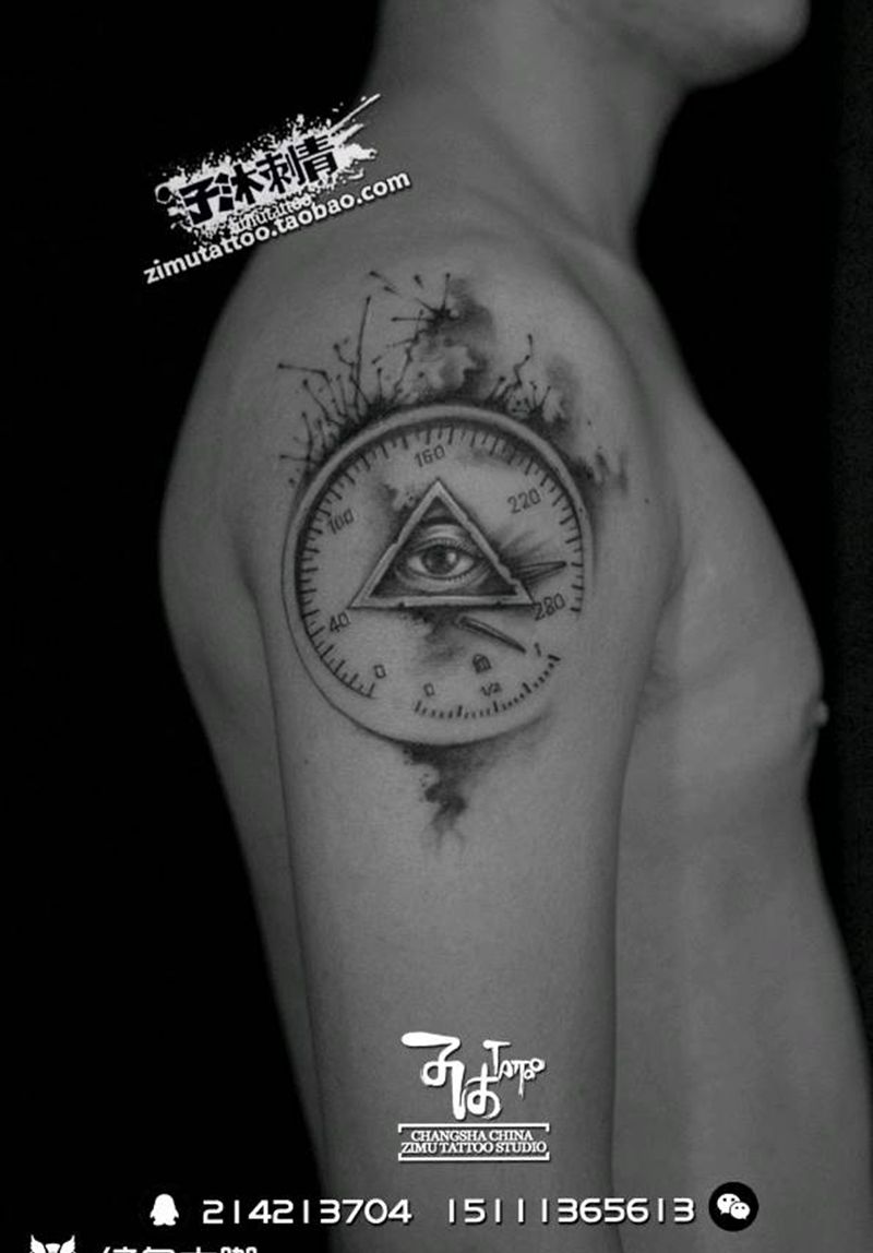 旧作翻新 时速表纹身图片